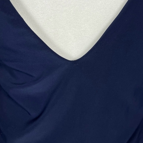 MISA Los Angeles Leza Gathered Crossover Sleeveless Tulip Maxi Dress Size Small - Picture 6 of 12